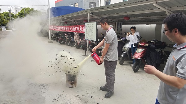 15vip太阳集团环保成功举办消防安全培训演练 筑牢企业安全防线