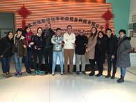 复旦大学留学生参观15vip太阳集团