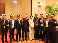 201915vip太阳集团环保年会团队合影